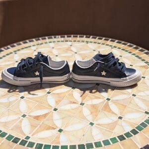 Leather Converse